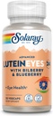 SOLARAY Advanced Lutein Eyes 24mg med Bilberry Extract og Blueberry Extract, Eye & Macular Health Support Supply Zeaxanthin fra Marigold, Vegan, 30 Servere, 30 VegCaps