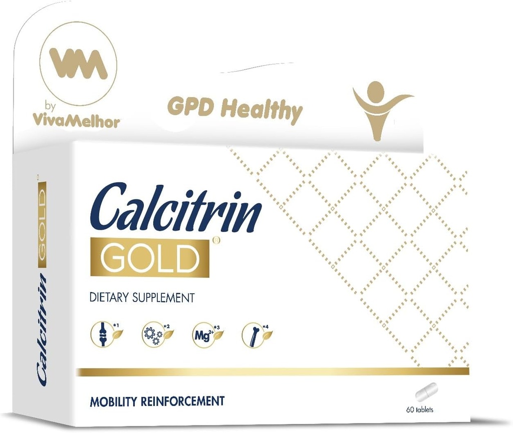 Calcitrin Gold Dietary Supplement, Mobility Reinforcement, 60 Tablets