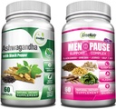 GreeNatr Total Wellness Support med Ashwagandha kapsler med sort peber til forbedret absorption - og naturlig overgangsalder urtekompleks