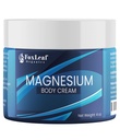 Magnesium Cream til søvn, ben kramper & muskelømhed, stærkt koncentreret & dyb penetrerende tematisk Magnesiumchlorid - Arnica, Shea Butter & Lavendel Oil, Made in USA, 4oz
