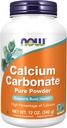 Now Foods Supplements, Calcium Carbonate Powder, High Procent af Calcium, Understøtter Bone Health *, 12 - Ounce