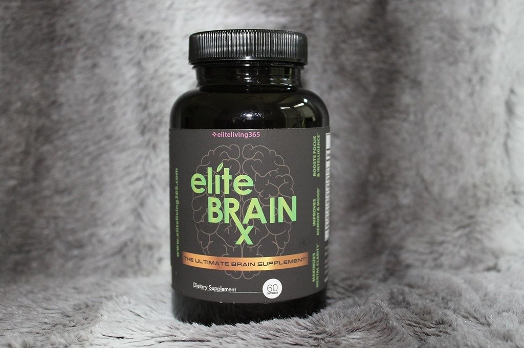 Alle naturlige hjerne supplement - øger Klarhed, Forbedrer hukommelse & Mood, øger fokus & intelligens - Scientific Formulated Nootrop for Cognitive Enhancement - Ginkgo Biloba - Elite BrainRx