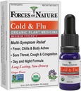 Naturens kolde & Hoste Relief, Økologisk Homøopatisk Medicin for Hoste, Congestion, Kropsache, Hovedpine, Kulderystelser & Træthed, Maksimal Styrke, Non- Drowsy Formel, 10ml (0,34 fl oz)