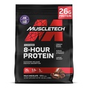 MuscleTech Platinum 8- Hour Protein Powder - 7 Premium Protein Kilder med Whey & Casein Protein for Øget Lean Muskel, Styrke & Forbedret Inddrivelse - Mælk Chokolade, 50 Servere