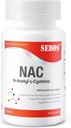 Kosttilskud, N- Acetylcystein (NAC) 600mg, 100 Veg Kapsler - Non-GMO, Gluten Free