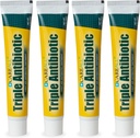 CareAll Triple Antibiotic Salve 1.0 oz (4 Pack), Førstehjælp Salve til Mindre Scrapes, Cuts, og Burns til at hjælpe med at forebygge infektion, Sammenlign med de aktive ingredienser i det førende mærke