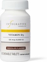 Integrative Therapeutics Vitamin D3 125 mcg - Vitamin D supplement til ben sundhed & immunforsvar * - Gluten- Free & Dairy- Free - Chokolade Flavored, 90 tyggetabletter (90 Servere)