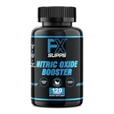 FX SUPPS Nitrooxide Support Note 124; Præ- workout supplement til mænd og kvinder - 120 kapsler - med arginin for Endurance, Workout Performance & Circulation Support