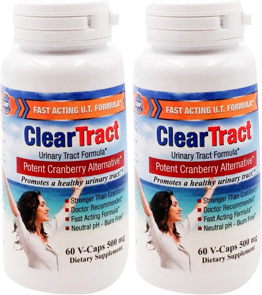 Rydde D- Mannose Formelkapsler, 500 Mg, 60 Greve (pakke med 2)