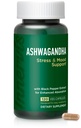 Ashwagandha 500mg - Stress Relief, Mood Balance & Afslapning med sort peber, 120 Veganske kapsler