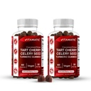 Vitamatic Tart Cherry med Sellery Seed Gummies - Equivals Ækvivalent Per Serving (fra 10: 1 Uddrag, 400mg) - 2- Pack