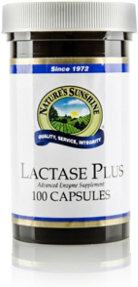 Nature 's Sunshine Lactase Plus, 100 caps
