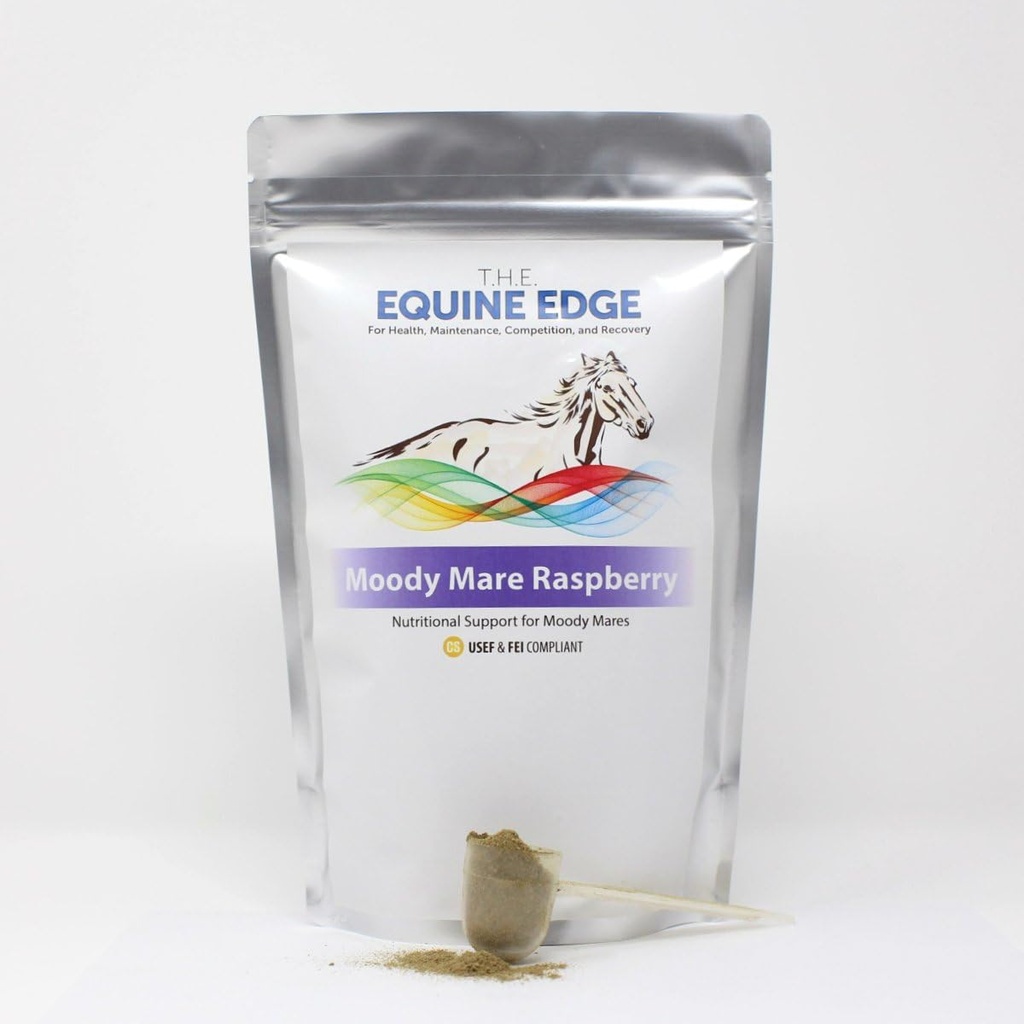 Moody Mare Hindbær - Pure Organic Raspberry Leaf for Calming, 30 Servere