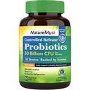 Probiotika 50 Millioner pr Servering, 18 Probiotiske Strops, 60 Veggie Kapsler - Non-GMO, Gluten Free
