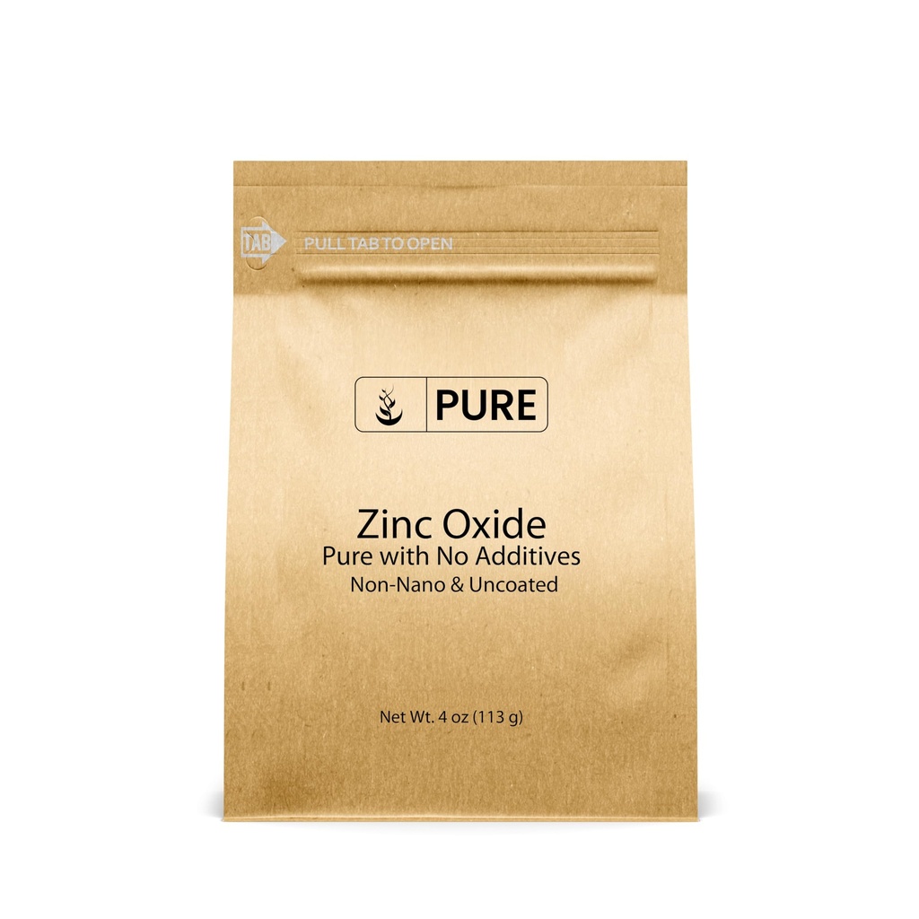 Pure Original Ingredienser Zink Oxide, Miljøvenlig Emballage, Non- Nano (4 Ounce)