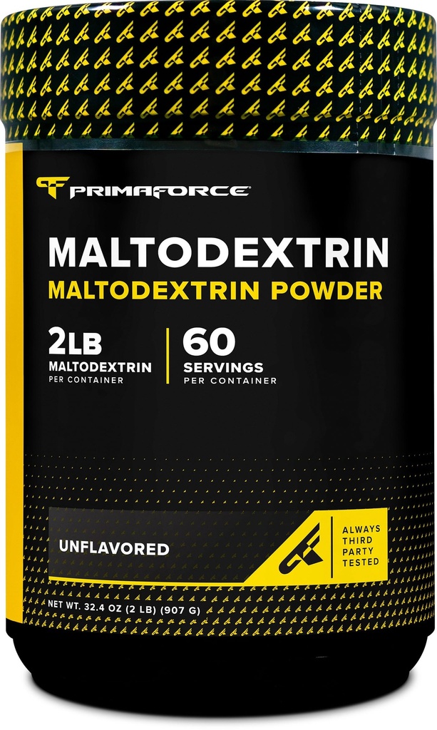 Primaforce Maltodextrin Powder (2 Pund, Unflavored) - Food Grade Maltodextrin Powder for øget workout Energy, Gain & Endurance