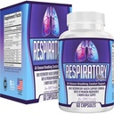 Respiratoriske sundhed supplement 10- in-1 Blend Measures 124; 2- Måned Bulk Supply 124; Breathing Support Supplements, Vitaminer & Herbs Measures 124; Respiratory System Nutritional Support for Strong Lungs Measures 124; 60 Kapsler