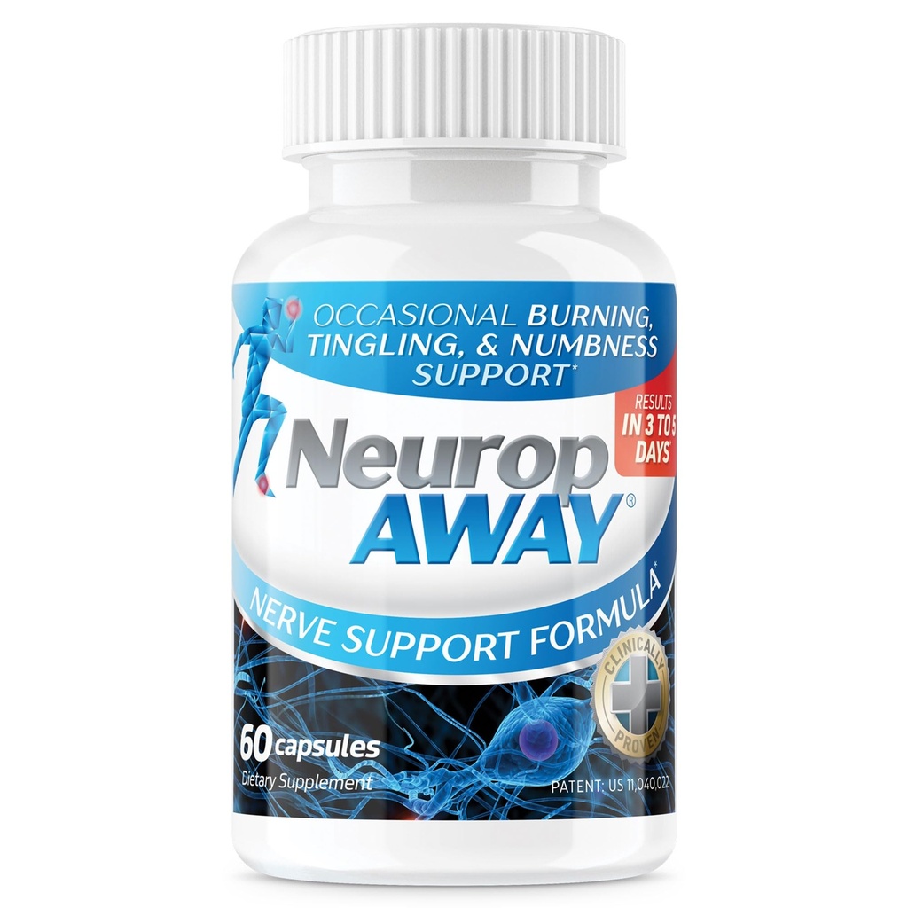 NeuropAWE Nerve Support, R- Alpha Lipoic Acid at hjælpe med at give nerve Relief og sundhed i så lidt som 5 dage, Acetyl-L-Carnitin, Taruine, Vitamin B12, L- Citrullin 60 Kapsler