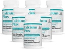 TURNER Calcium Plus, All- Natural Marine Calcium Supplement, med UAF1000 + Super Antioxidant, Magnesium + Vitaminer K2 & D3, Understøtter Bone Density & Joint Health, 6 Flasker, 540 kapsler, 6 Måned Supply
