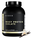 Kaged Whey Protein Isolate Powder Vanilla 100% Pure Low Lactose Whey Post Workout Inddrivelse Drink understøtter Muscle- Building 25g pr Servering 41 Servering