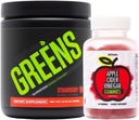 Schedpt Nation by V Shred Green Strawberry and Apple Cider Vincipes Gummies Bundle