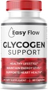 (1 Pack) Easy Flow Glycogen, EasyFlow Glycogen Support Capsules, Glyco Optimizer Formel, Natural Blood Vessel Cleaner, Premium Easy Flow Glycogen Support (60 Kapsler)