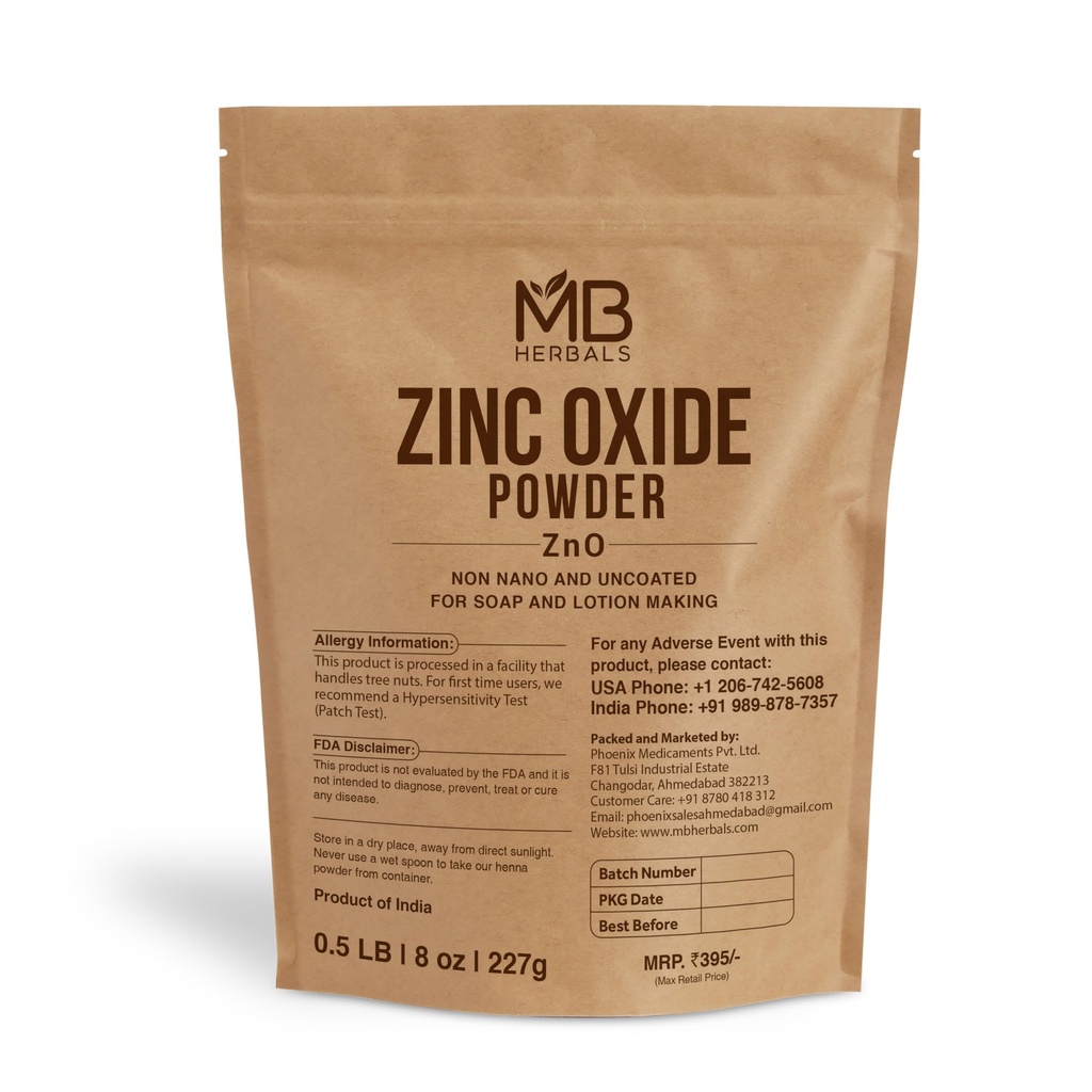 MB Herbals Zinkoxide Powder 8 oz