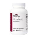 Bariatric Advantage Ultra Multi uden jern, høj potens Daglig Multivitamin for Bariatric Kirurgi Patienter med 22 essentielle vitaminer og næringsstoffer - 90 kapsler, 30 Servere