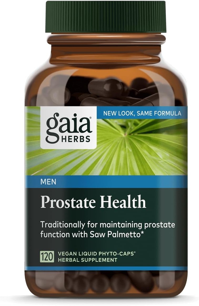Gaia urter - Prostata sundhed - 120 Vegansk flydende Phyto- Caps