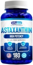 Vi kan lide Vitaminer Astaxanthin 10mg Softgel - Højt Potent Astaxanthin Kosttilskud fra Haematococcus Pluvialis - Forbedrer øjet, Fælles, Hud Sundhed & Energiniveauer - 180 Servere, 6 Måned Supply
