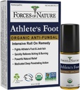 Naturens Kræfter - Natural, Organic Atlete 's Foot Treatment (4ml) Non GMO, No Farmful Chemicals, Cruelty Free - Antifungal Relieves Burning, Itching, Cracking Årsag af AF, Jock Itch og Ringworm