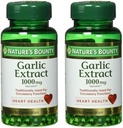 Nature 's Bounty Hvidløg Extract 1000 mg Softgels for cardiovaskulær Support, 100 ea (Pack of 2)