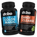 Colon Cleanser Detox & Candi Cleanse Pills - 15 dages Colon Cleanse Pills med Probiotiske & Oregano Support Kapsel Acid Complex til Gut tarm Movement, Poop Intestinal Mave Bloating