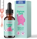 JoySpring DetoxZee Zeolite Drops for Kids - Clinoptilolite med vitamin D3 & Cyanocobalamin Vitamin B12 - Natural Berry Flavor Liquidation 124; 30 Servering