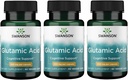 Swanson Aminosyre Glutaminsyre 500 milligram (3 Pack)