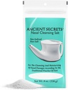 ANCIENT SEKRETTER Nasal Cleansing Salt, Non- Jodized - USP- Grade Natriumchlorid til enhver Neti Pot, Sinus Vandingssystem, 8 Oz