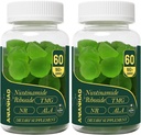 NAD + Sugar Free Gummies 1500mg, 60 Gummies, True NAD + & Resveratrol Understøtter Anti- Aging, Antioxidant Support, Metabolisme & Energy Boost (2 Måned Supply)