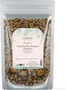 Starwest Botanicals Organic Kamille Blomster Hel - Tørret Loose Leaf Herb til te, urtepotioner, & Bagning, Sourced fra Egypten, Certified Kosher, Non- GMO - 4 oz Pouch
