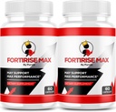(2 Pack) Fortirise Max - Fortirise Max Pills Maksimal styrke Formel, Fortirise Maxx Samlet Wellness Support Vitamin Supplement anmeldelse, Fortirise Kapsler, Fortirise Ultra Advanced (120 Kapsler)
