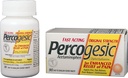 Percogesic Original Pain Relief Mear 124; Aspirin Free Fast Actioning Relief Mear 124; 90 Overtrukket Caplets (4 Pack)