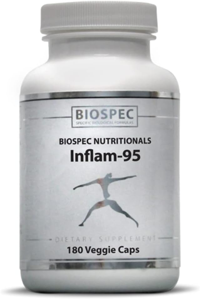 Inflamme- 95 - Ginger Root Extract 2000 mg, Curcumin Root Extract, Boswellia Serrata Extract, Nettle Leaf Extract, Bioperine - Support Sund Inflammatorisk respons *