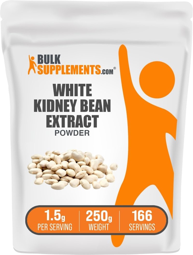 Bulkadditions.com White Nyre Bean Extract Powder - White Nyre Bean Powder - Herbal Supplement - Gluten Free, 1,5 g per Serving, 250g (8,8 oz) (Pack of 1)