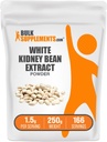 Bulkadditions.com White Nyre Bean Extract Powder - White Nyre Bean Powder - Herbal Supplement - Gluten Free, 1,5 g per Serving, 250g (8,8 oz) (Pack of 1)