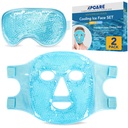 XPCARE Colding Ice Face Mask og kølende øjenmaske til Puffy Eyes & Migræne Relief, Gel Eye Mask, Cool Face Masker til mørke cirkler, Eye Kirurgi, Søvn, Tryk, Hovedpine, hudpleje
