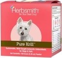 Herbsmith Pure Krill - Wild-fanget antarktisk krill - bare 1 ingredient - Astaxanthin til hunde - Ready- to- Brug Omega 3 - Alternativ til krill olie til hunde - 150g