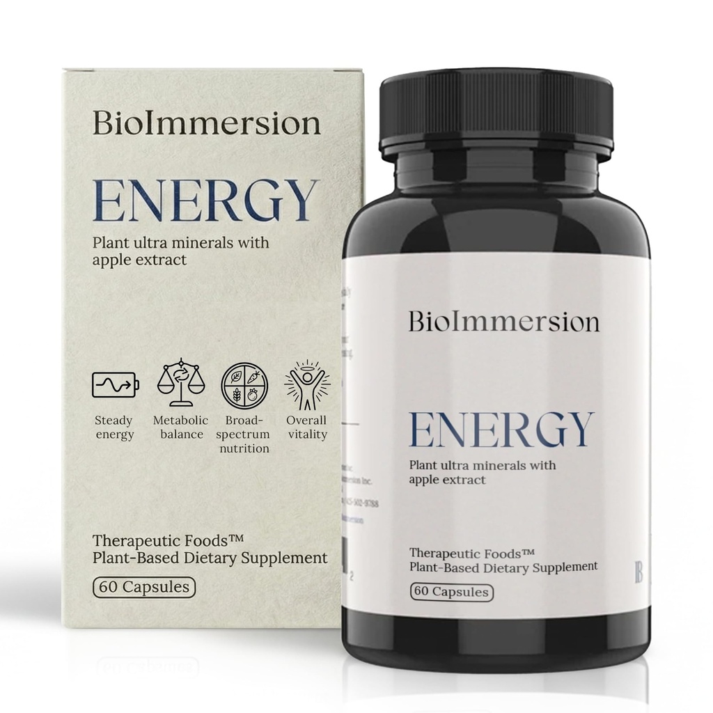 Energi - Plantbaserede Ultra Minerals med Apple Extract til Cellular Vitality & Metabolisme Support - 60 Veganske kapsler