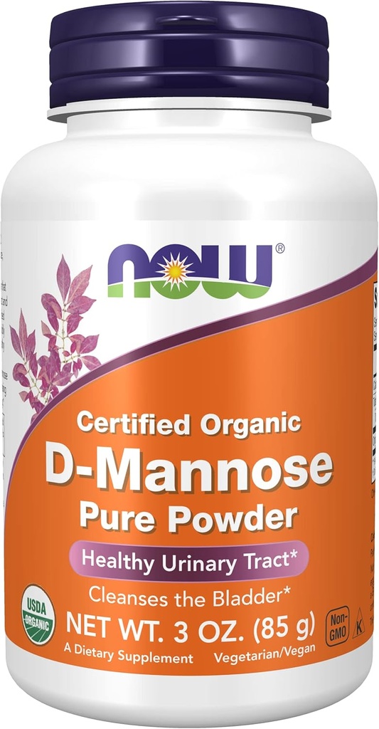 Now Foods, D- Mannose Pure Powder, 3 oz (85 g)