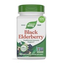 Nature 's Way Black Elderberry Kapsler, Traditionel immunforsvar * tillæg med Elderberry og Elderflower, Plant drevet, 100 Kapsler (Packaging May Vary)