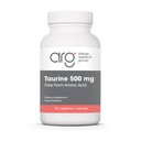 Allergy Research Group Taurine 500mg Supplement - Kardiovaskulær support, Gratis form Aminosyre, Pure, Økologisk, Vegetariske Kapsler - 100 Greve