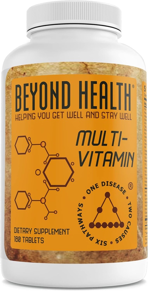 Ud over sundhed Multi- Vitamin 90 Day Supply - 180 Tæl - Samlet wellness support